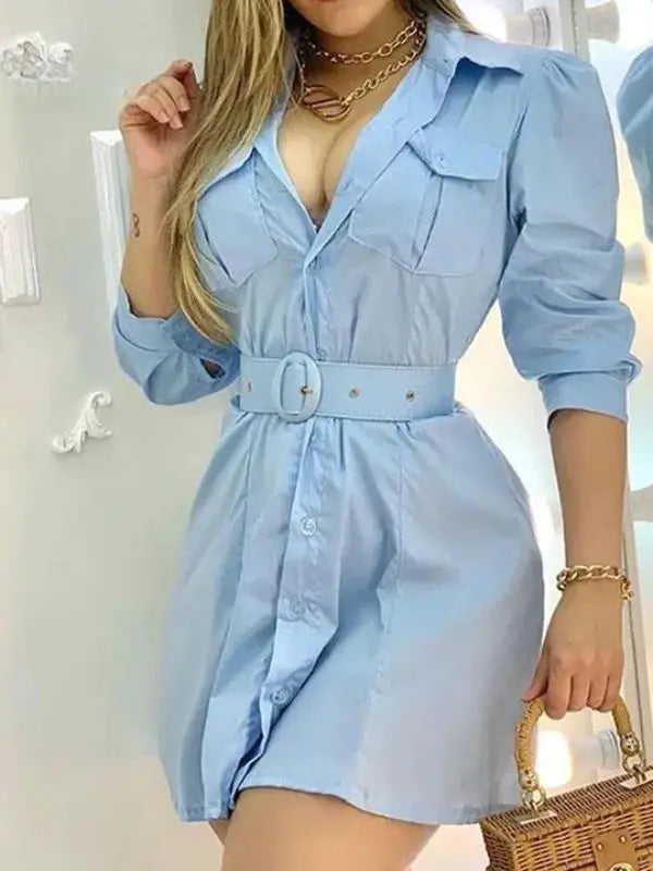 Vestido Keyla -  Azul-GG - marmane.com